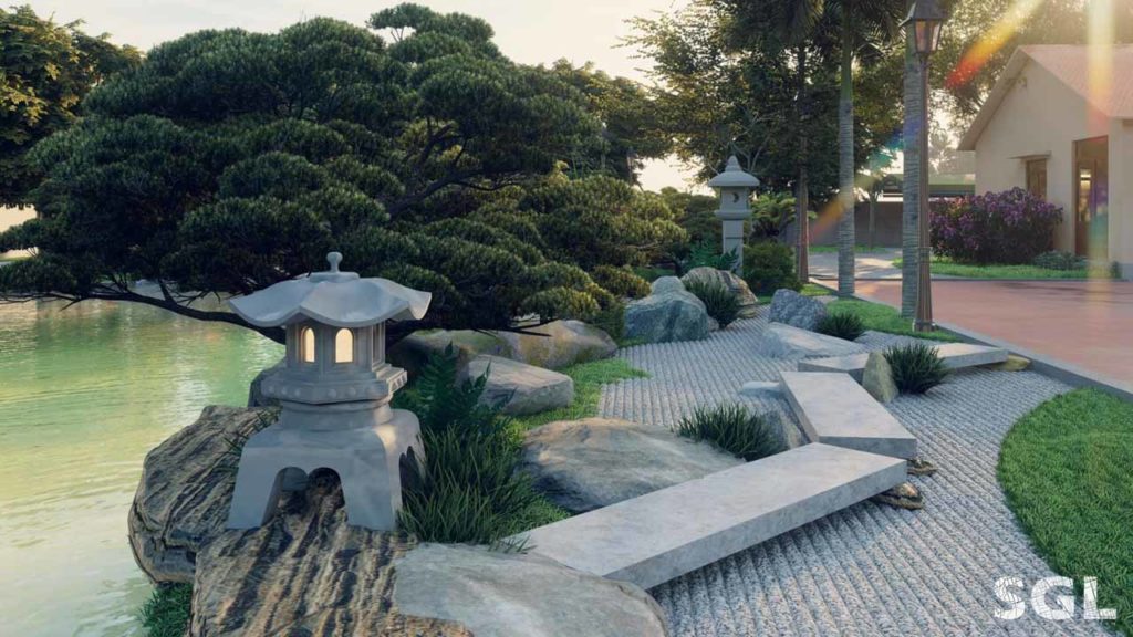 Phong cách vườn Nhật hòa quyện cùng những nét đặc sắc của văn hóa Việt Nam