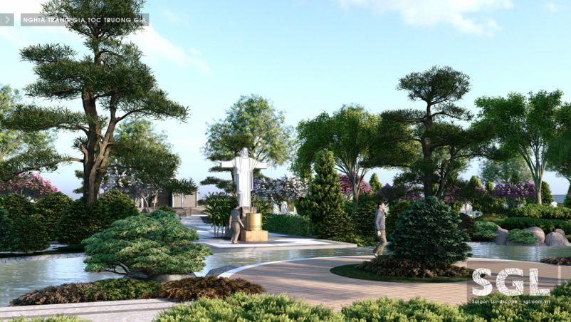 Dự án thiết kế cảnh quan nghĩa trang gia tộc Trương Gia
