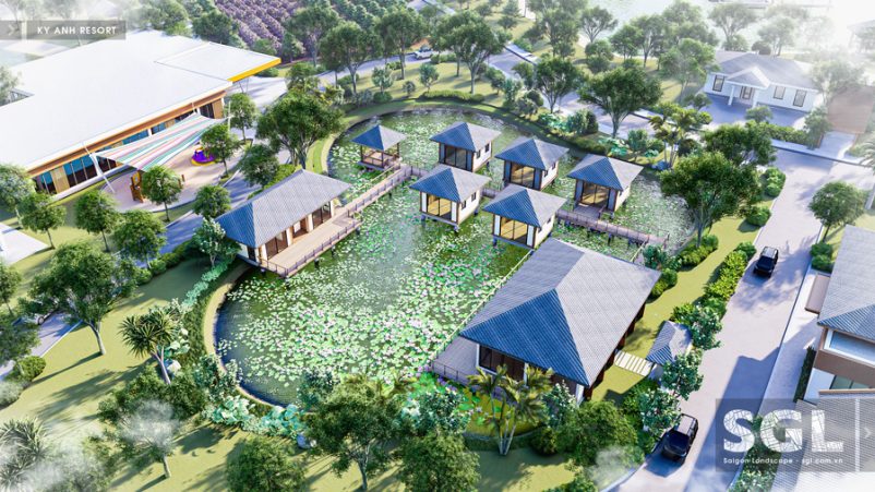 Phong cách resort nghỉ dưỡng đồng quê