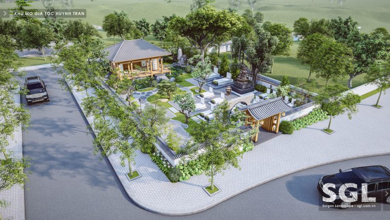 Dự án thiết kế cảnh quan nghĩa trang gia tộc Huỳnh Trần