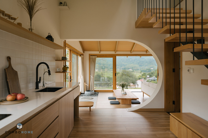 Vật dụng trang trí nội thất chất liệu mộc mạc, hướng đến sự tối giản mang hơi thở kiến trúc Nhật Bản