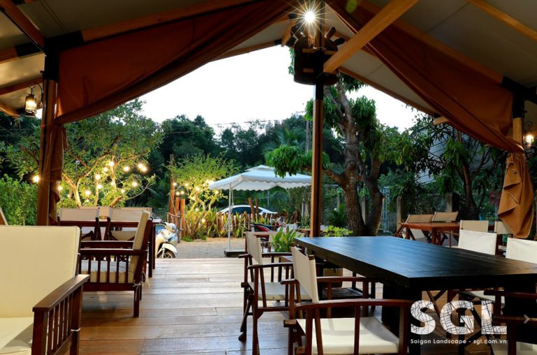 Dự án thiết kế quán cafe sân vườn Hồ Cốc Coffee Safari