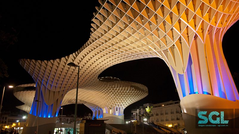 Kiến trúc độc đáo Metropol Parasol của Sevilla, Tây Ban Nha
