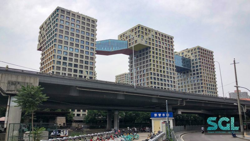 Tòa nhà độc đáo Linked Hybrid của Bắc Kinh, Trung Quốc