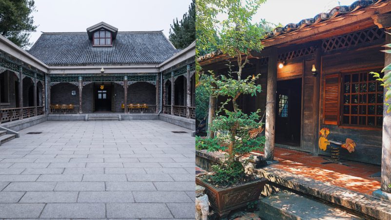 So sánh với kiến trúc nhà Trung Quốc