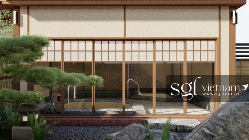 Dự án thiết kế onsen sân thượng Gò Vấp