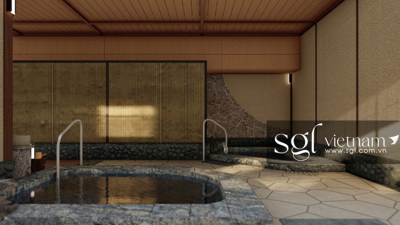 Dự án thiết kế onsen sân thượng Gò Vấp