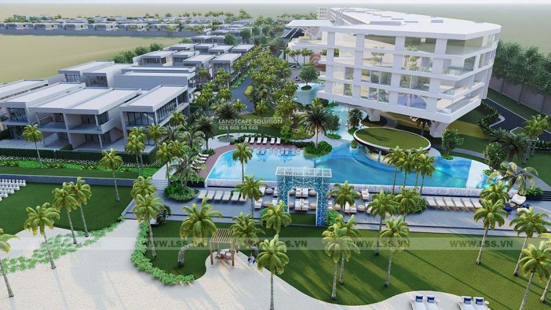 Khu resort nghỉ dưỡng biển trời độc đáo